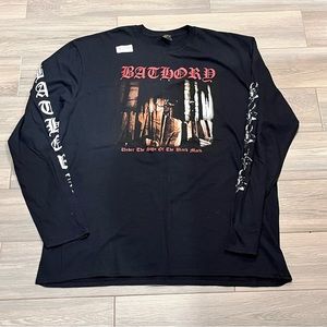 Authentic BATHORY Under The Sign Of The Black Mark Long Sleeve T-Shirt S-2XL NEW